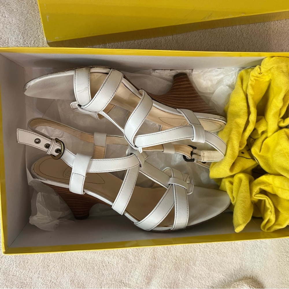 Circa Joan & David White Sandals